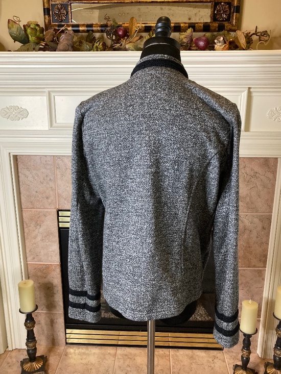 TOMMY HILFIGER Military / Sgt. Pepper Style Jacket Gray and Black Size S/P - Picture 7 of 15